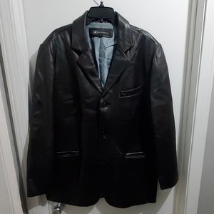 Men's Black Leather Jacket